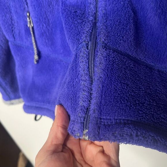 Patagonia Purple Blue and Gray Fleece Jacket Women's Sz M - Picture 7 of 14